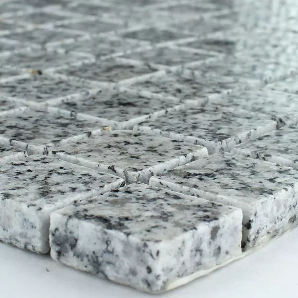 Granit Mosaik Fliser 23x23x8mm Kashmir Hvid Granit Mosaik Fliser 23x23x8mm Kashmir Hvid