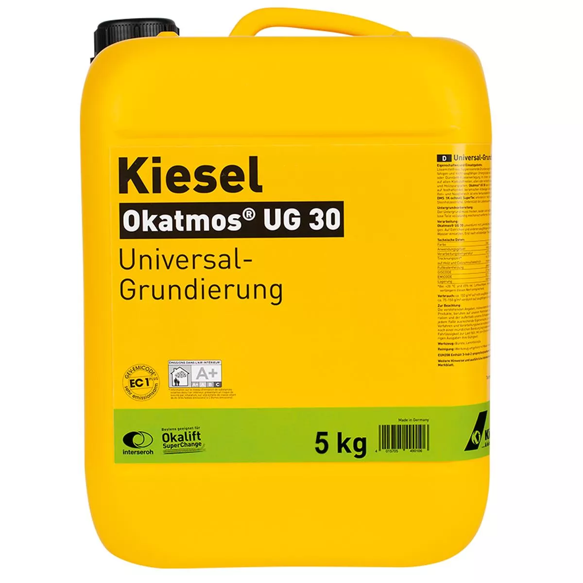 Universal primer Kiesel Okatmos UG 30 Blå 5 kg Universal primer Kiesel Okatmos UG 30 Blå 5 kg