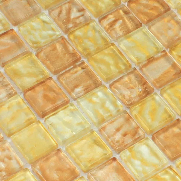 Glasmosaik 25x25x6mm Rav Beige Skifer Mix Glasmosaik 25x25x6mm Rav Beige Skifer Mix