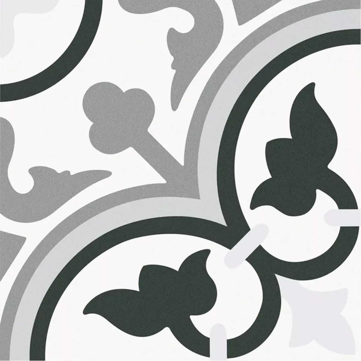 Atlantica Botticelli Gra Hvid 25x25 cm