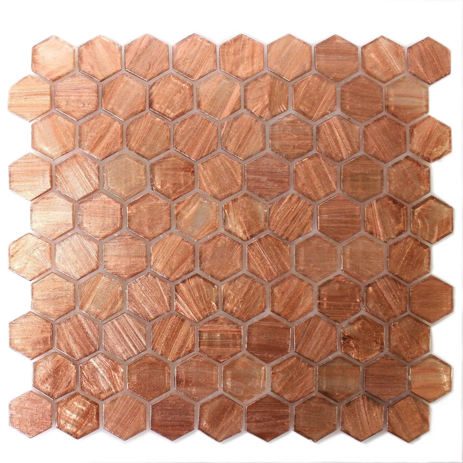 Trend-Vi Mosaik Fliser Glas Hexagon 222