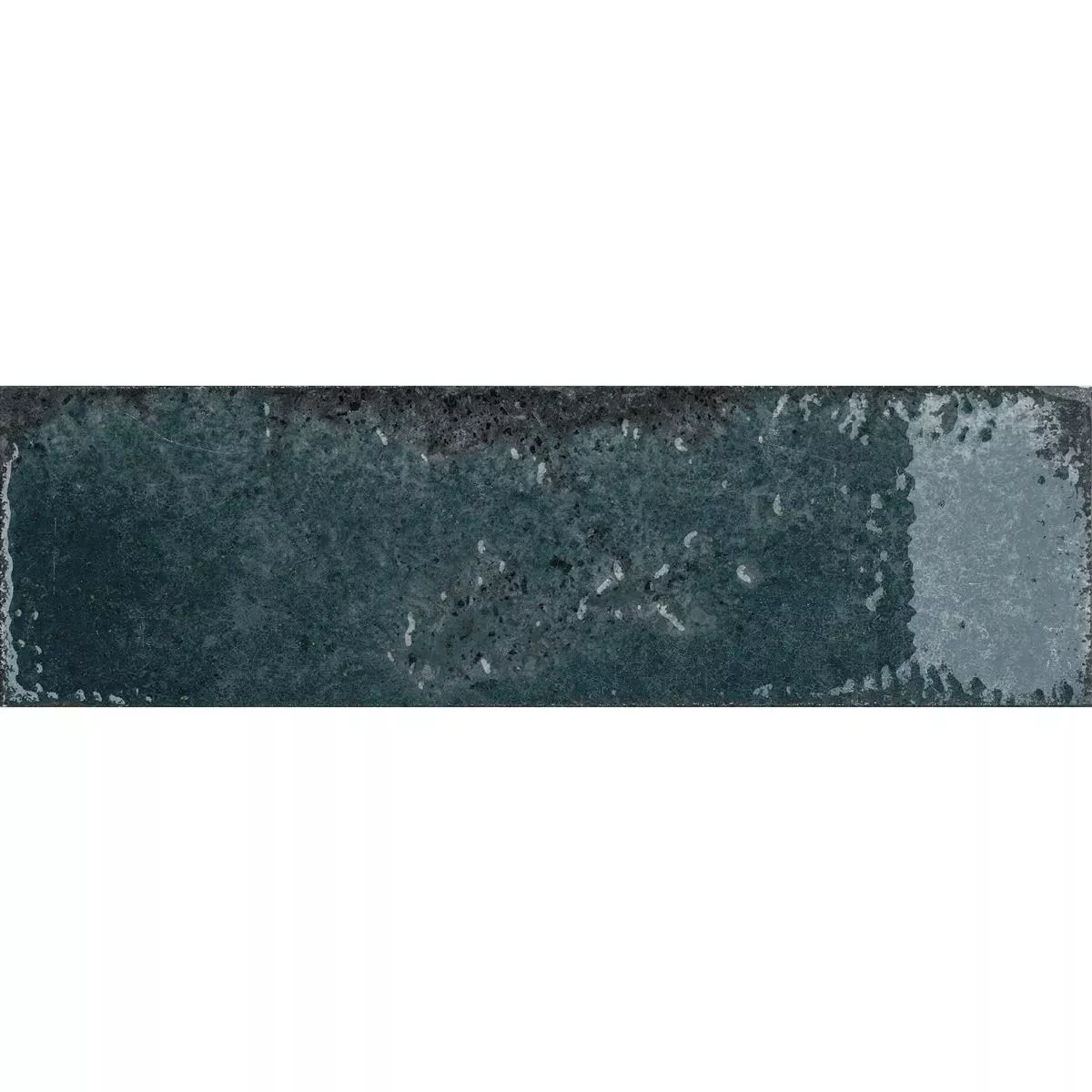 Vægfliser Lara Strålende Bølgepap 10x30cm Blå