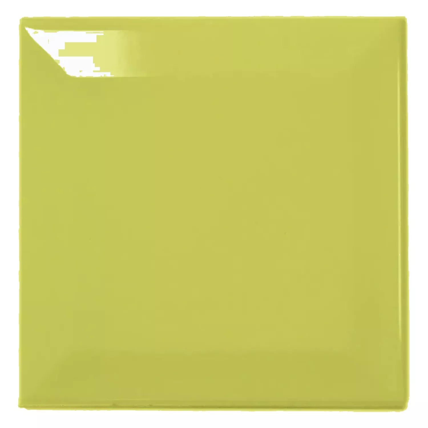 Metro flise Grøn Strålende 10x10 cm Med Facet Catarina Pistacho