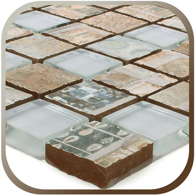 Glas Porcellanato Mosaik