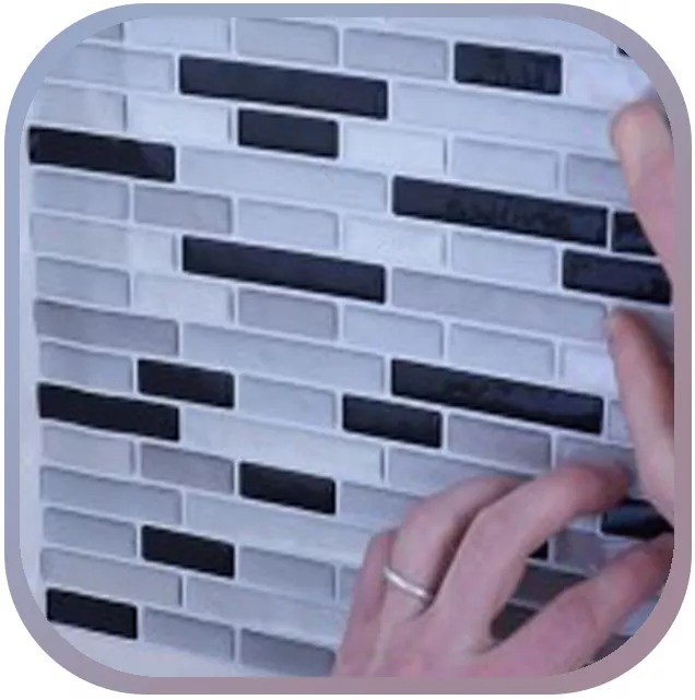 Lægning af vinylmosaik Lægning af vinylmosaik