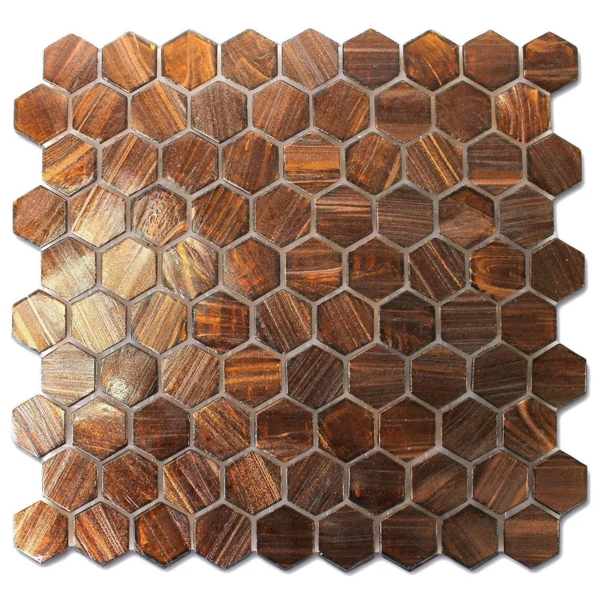 Trend-Vi Mosaik Fliser Glas Hexagon 270