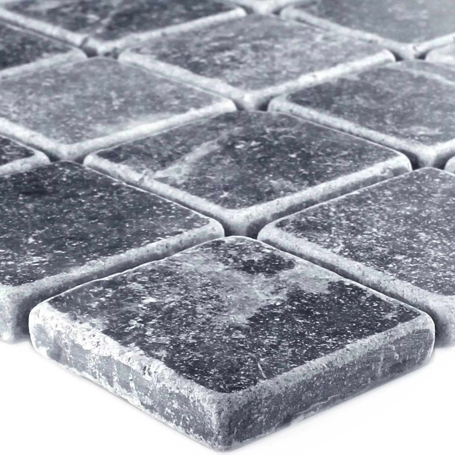 Mosaik Fliser Marmor Visso Nero 48 Mosaik Fliser Marmor Visso Nero 48