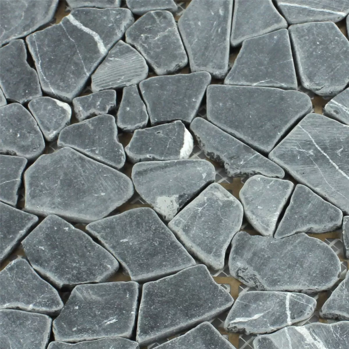Prøve Mosaik Fliser Marmor Brud Nero Carrara