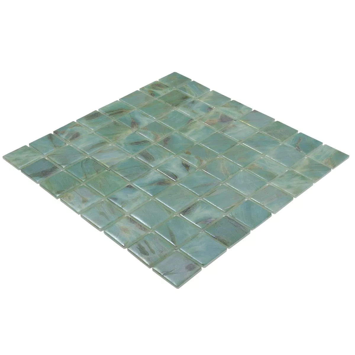 Glas Swimmingpool Mosaik Alassio Turkis 38