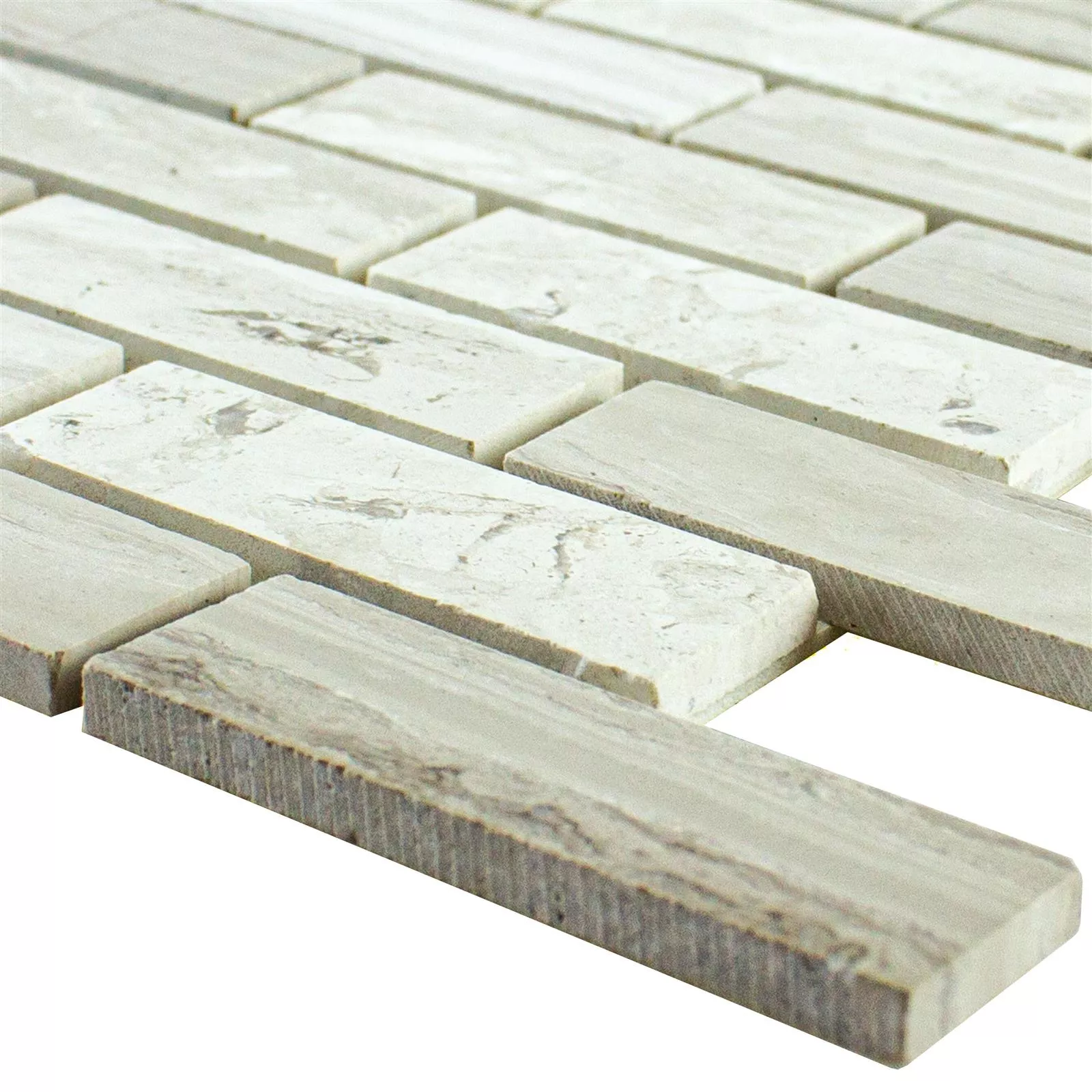 Natursten Mosaik Xamur Selvklæbende Hvid Gra Natursten Mosaik Xamur Selvklæbende Hvid Gra