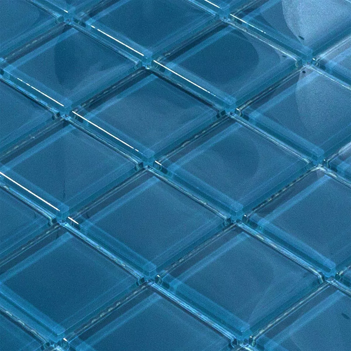 Glasmosaik Fliser Melmore Blå