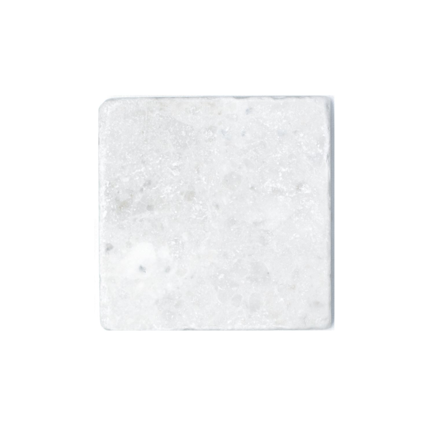 Naturstenfliser Marmor Treviso Hvid 10x10cm