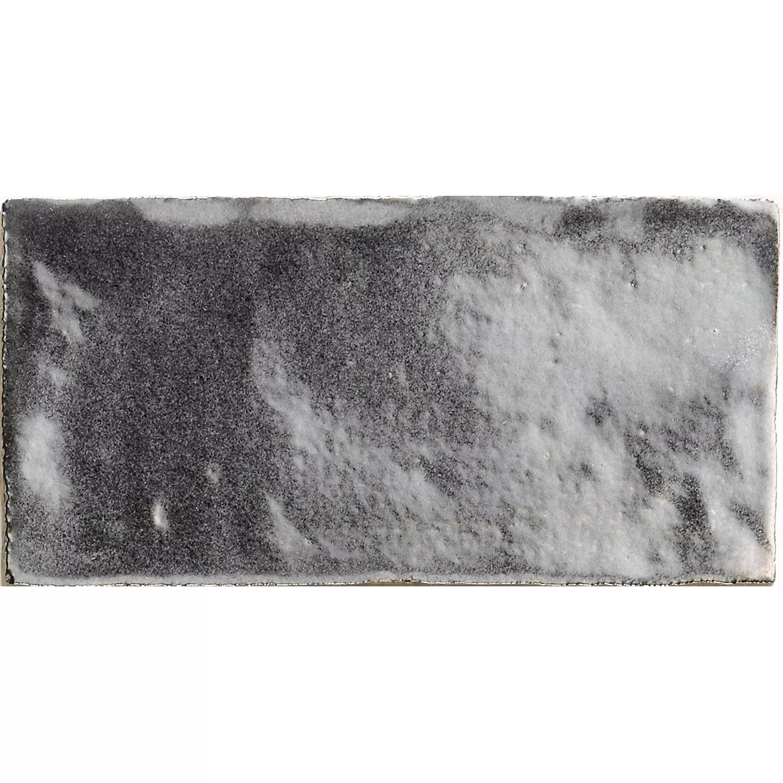 Prøve Vægfliser Algier Håndlavet 7,5x15cm Sølv