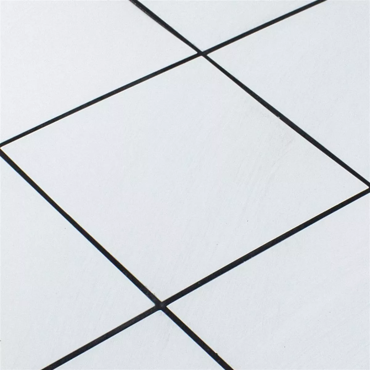 Aluminium Mosaik Fliser Lenora Selvklæbende Hvid