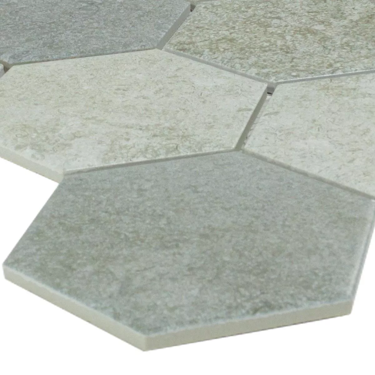 Natursten Mosaik Fliser Hanoi Hexagon Gra Natursten Mosaik Fliser Hanoi Hexagon Gra
