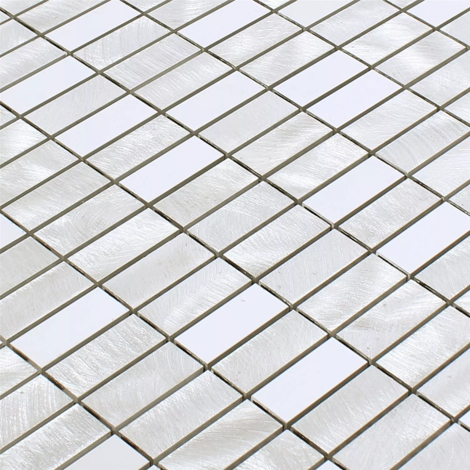Mosaik Fliser Aluminium Arriba Sølv