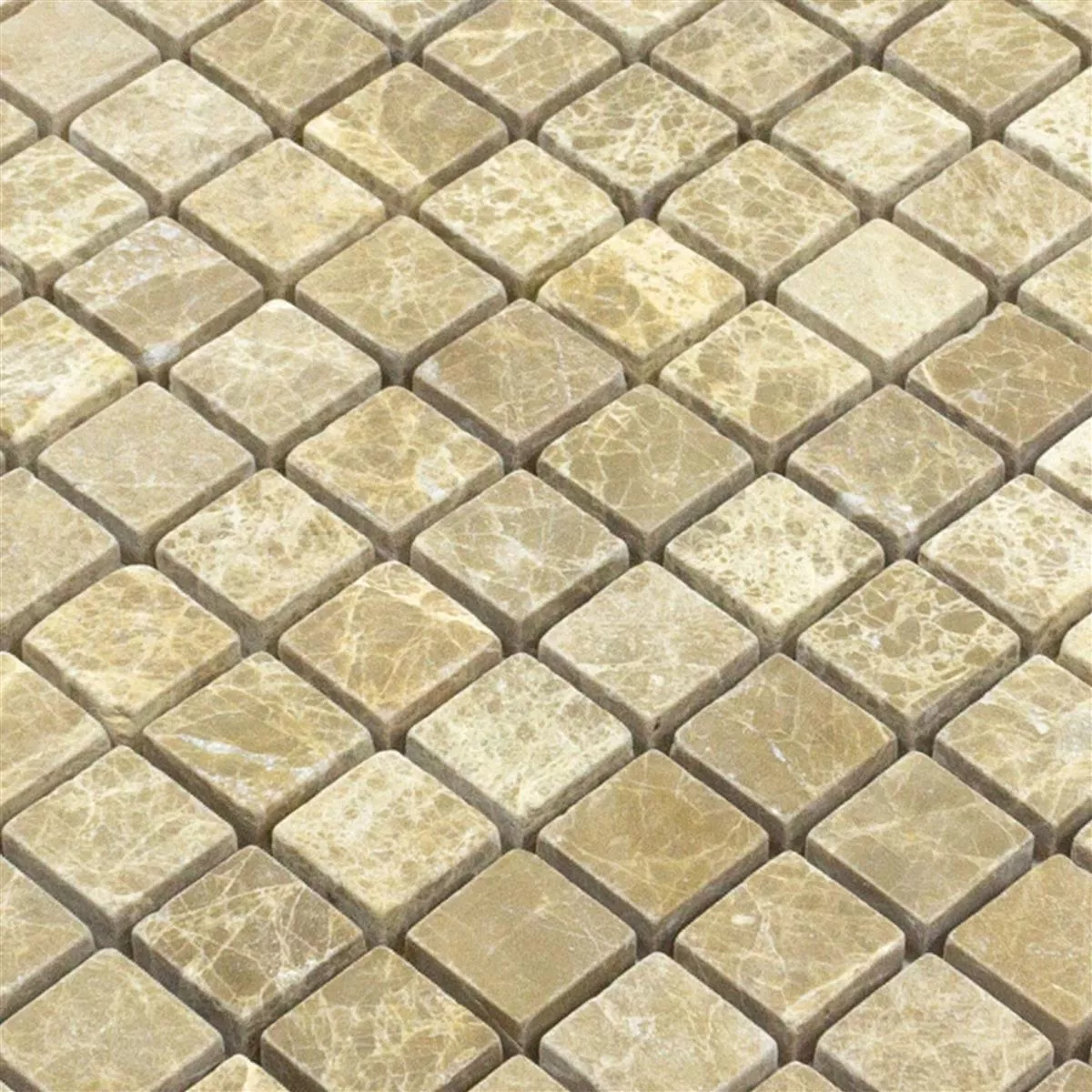Prøve Marmor Natursten Mosaik Fliser Menia Beige