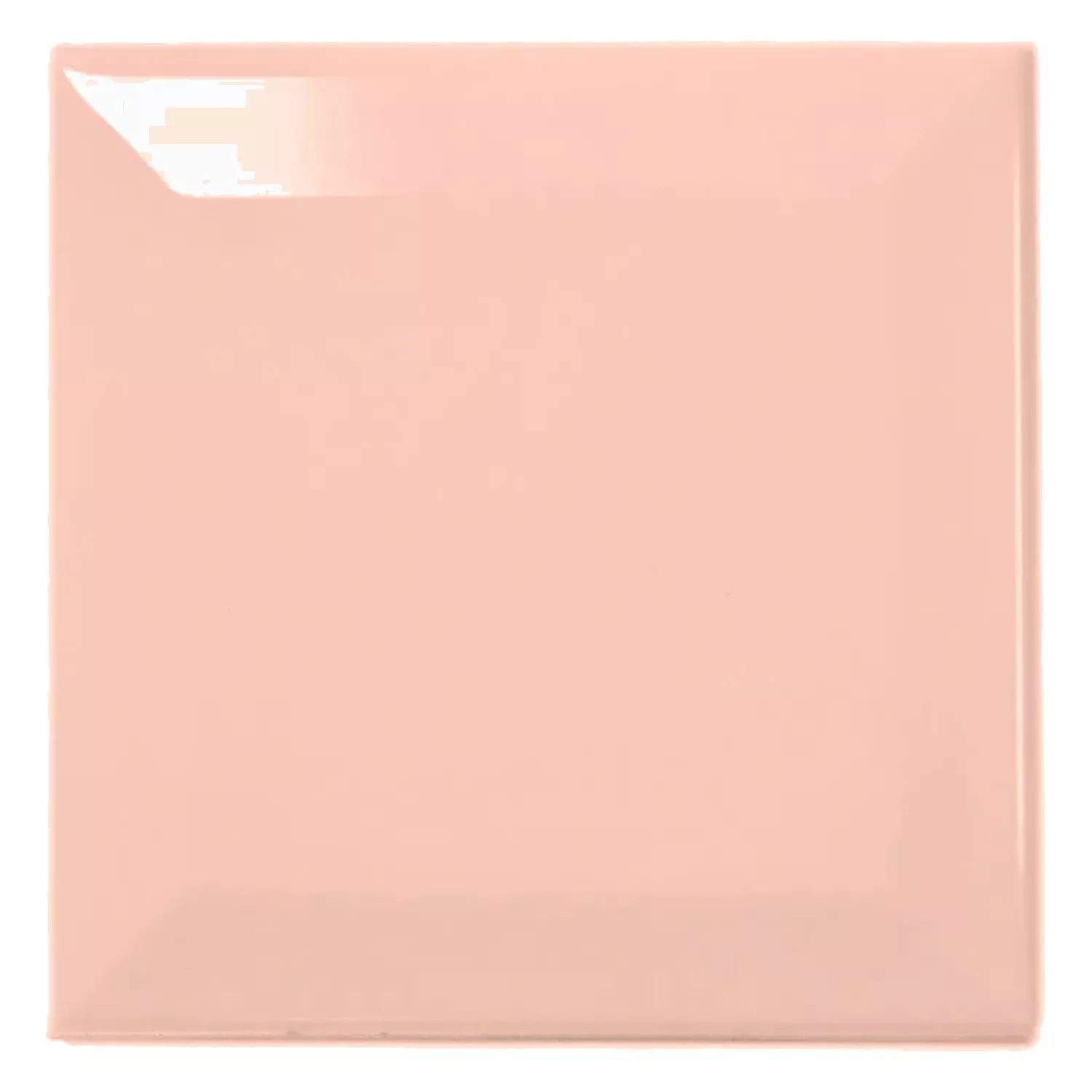 Metro flise Appelsin Strålende 10x10 cm Med Facet Catarina Salmon