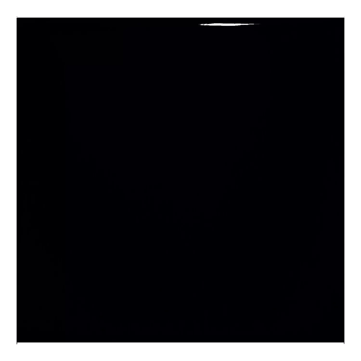 Metro flise Sort Strålende 10x10 cm Uden Facet Freyburg Negro