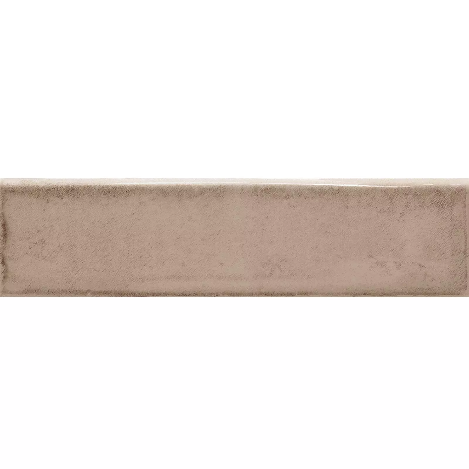 Vægfliser Maestro Bølgepap Strålende Lysbrun 7,5x30cm