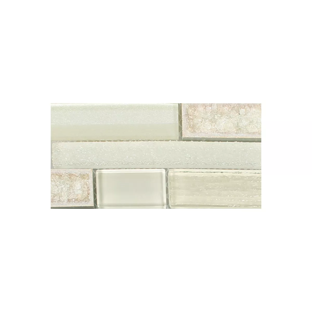 Prøve Glas Natursten Keramik Mosaik Kozan Beige