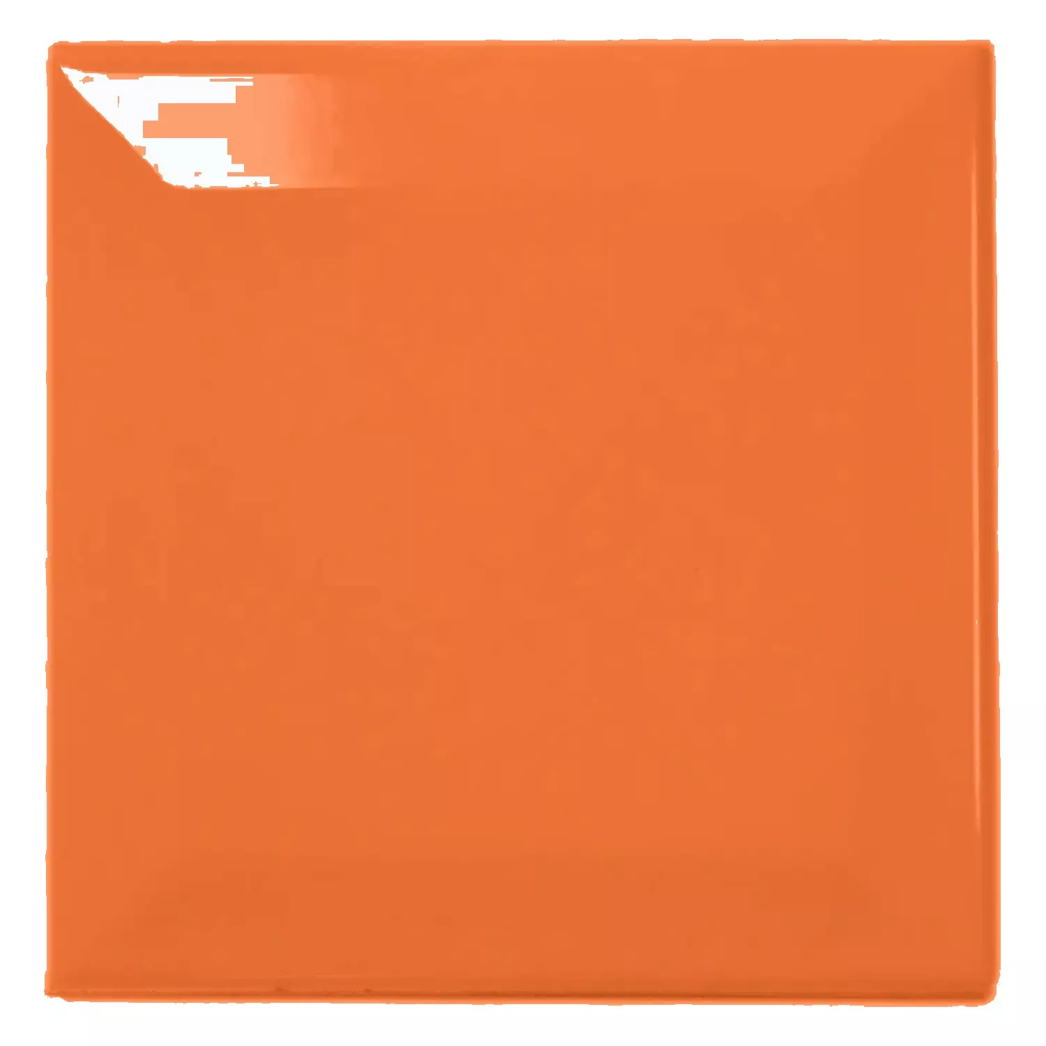 Metro flise Appelsin Strålende 10x10 cm Med Facet Catarina Naranja
