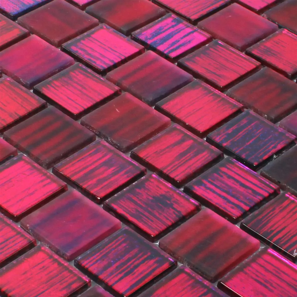 Glasmosaik Fliser Lanzarote Pink Smal