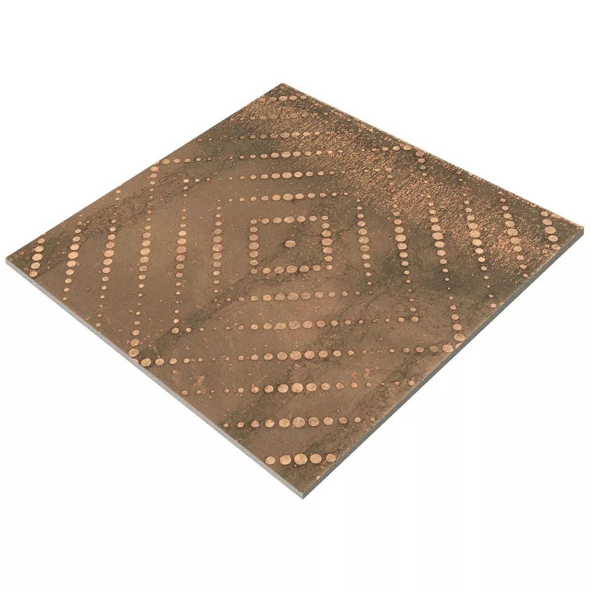 Gulvfliser Chicago Metal Optik Bronze R9 - 18,5x18,5cm - 3