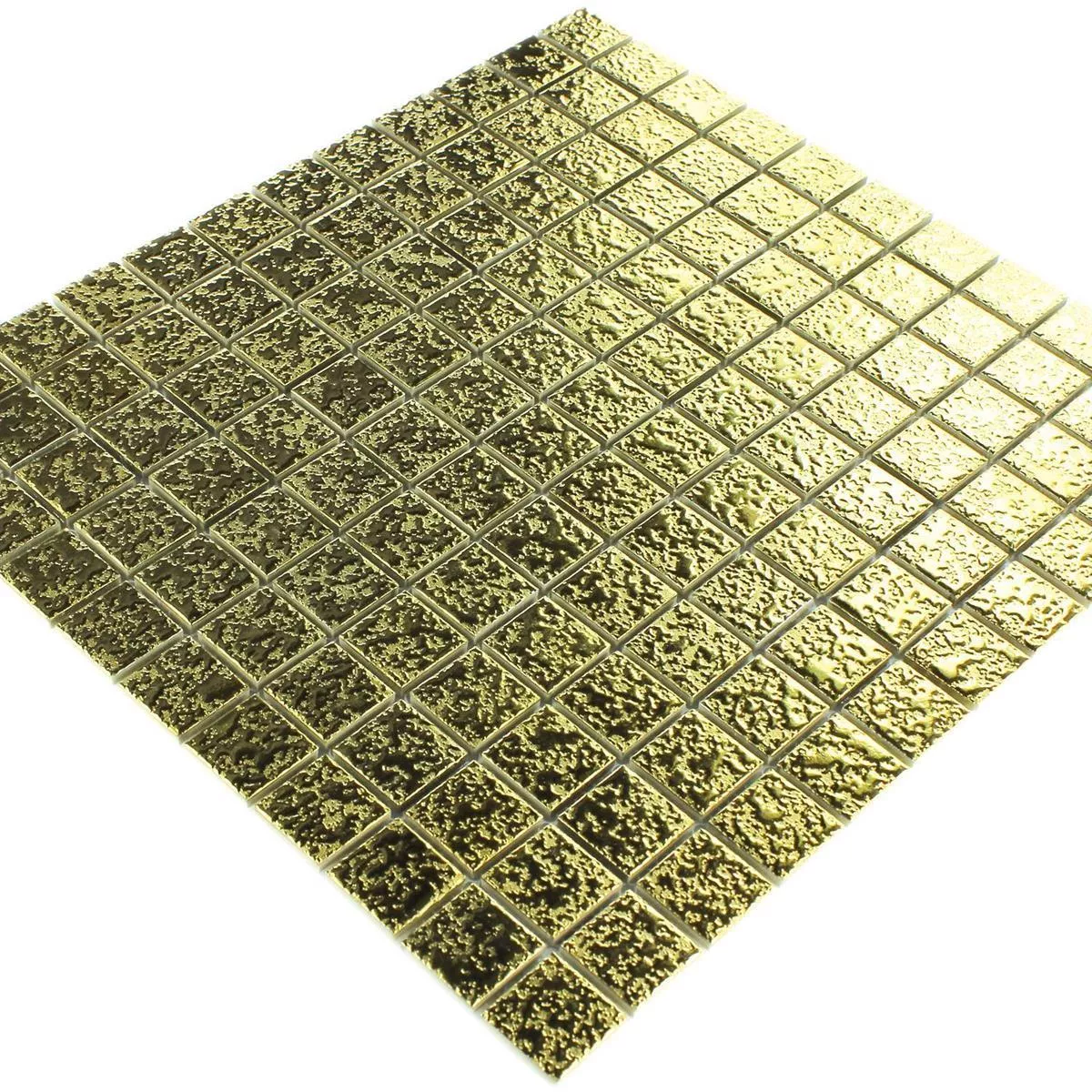 Mosaik Fliser Keramik Guld Tumlede