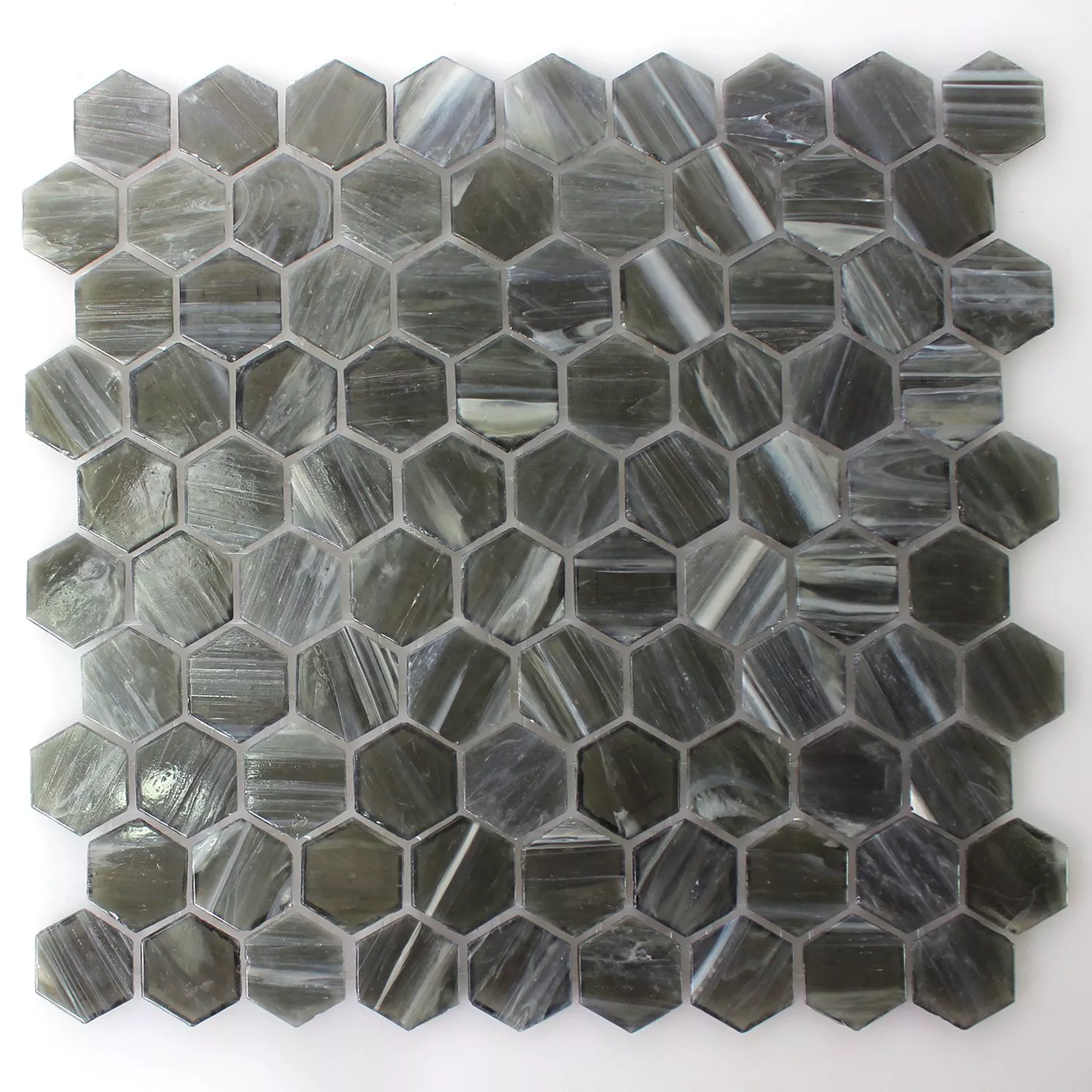 Trend-Vi Mosaik Fliser Glas Hexagon 216