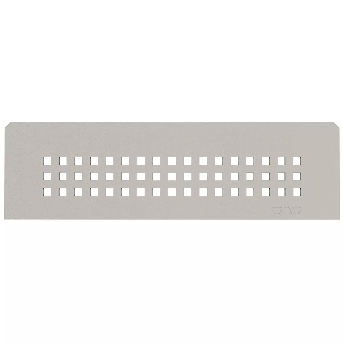 Nichevæghylde Schlüter rektangulær 30x8,7 cm firkantet beige