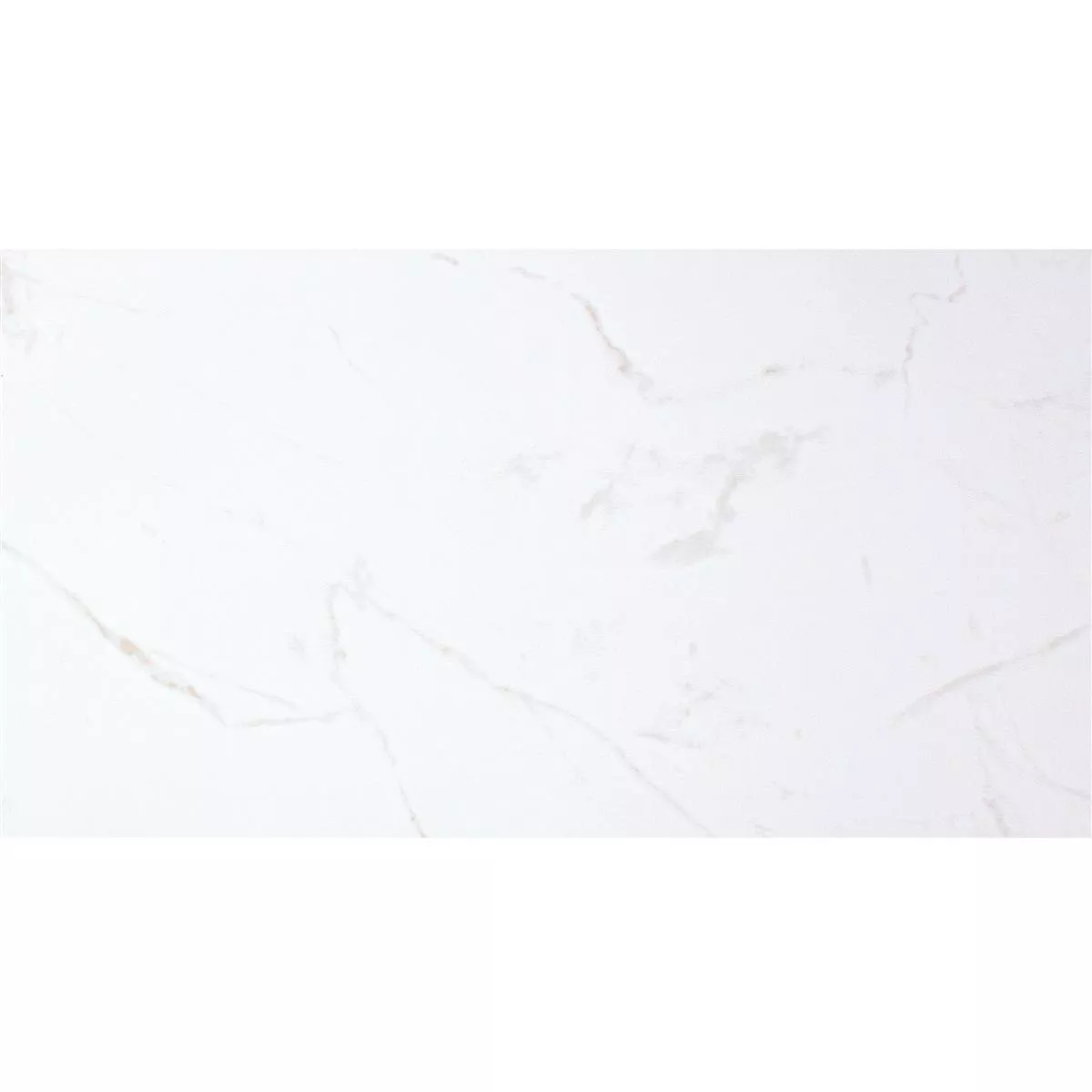 Vægfliser Bradfort Marmor Optik Hvid Rektificerer Måtte 30x60cm