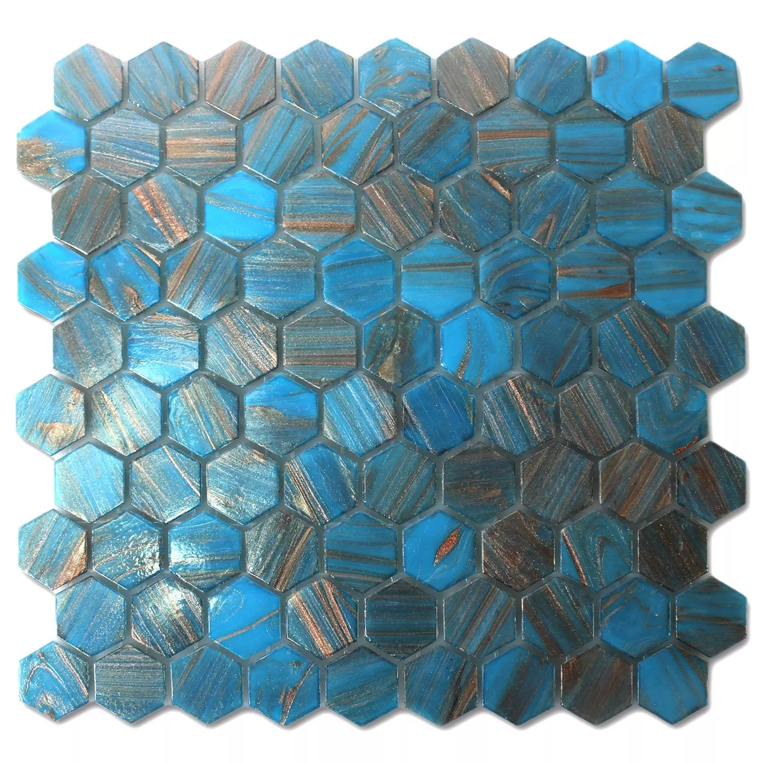 Trend-Vi Mosaik Fliser Glas Hexagon 242
