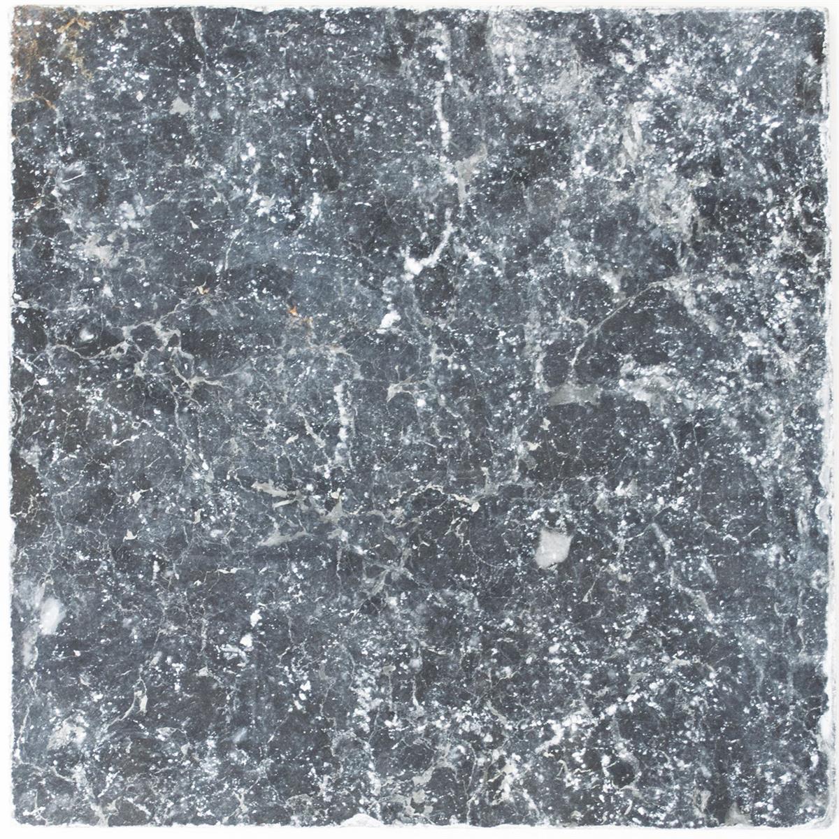 Marmor Antik Natursten Fliser Nero 10x10x1cm