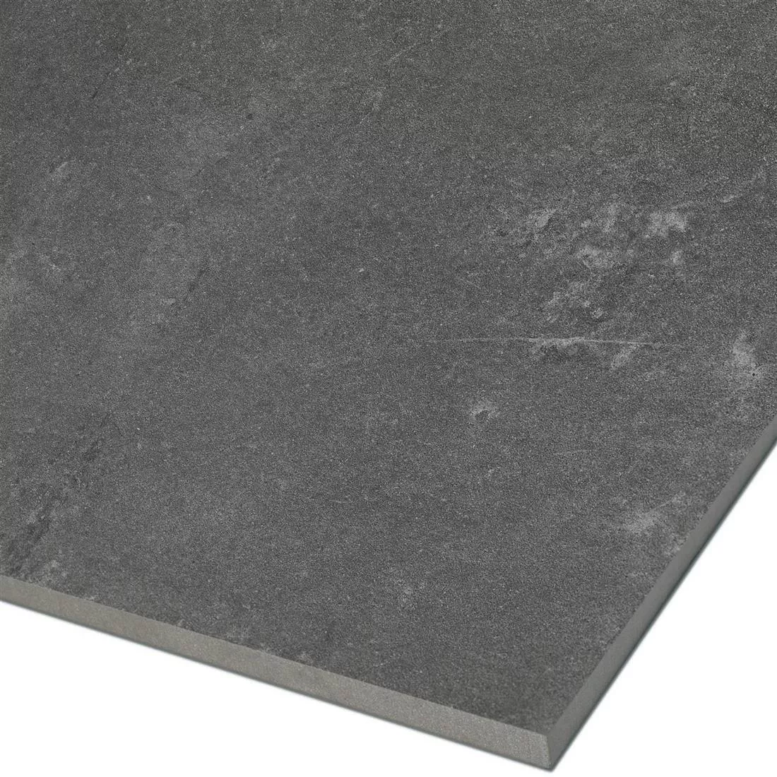 Prøve Gulvfliser Cement Optik Nepal Slim Morkgra 100x100cm