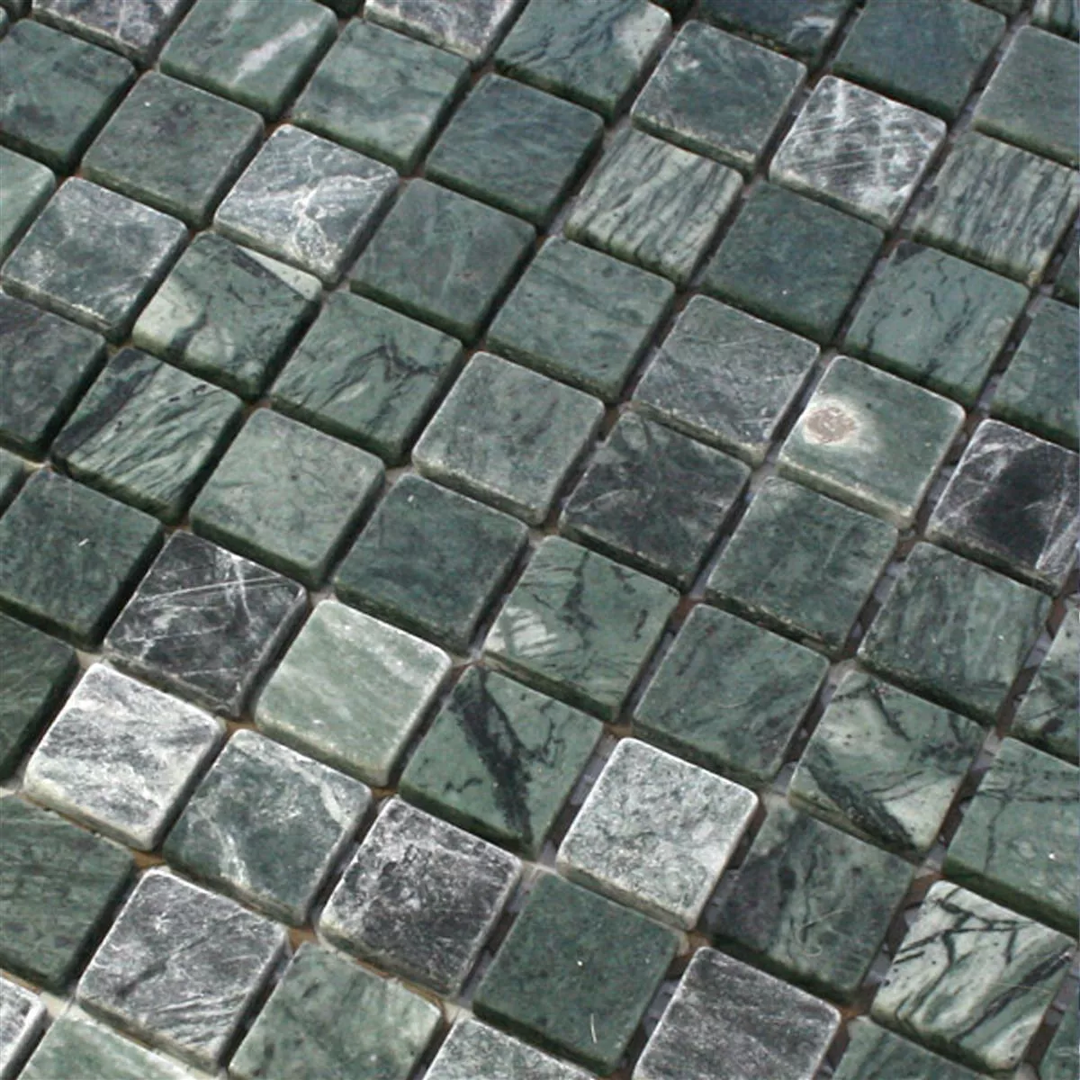 Mosaik Fliser Marmor 23x23x8mm Verde