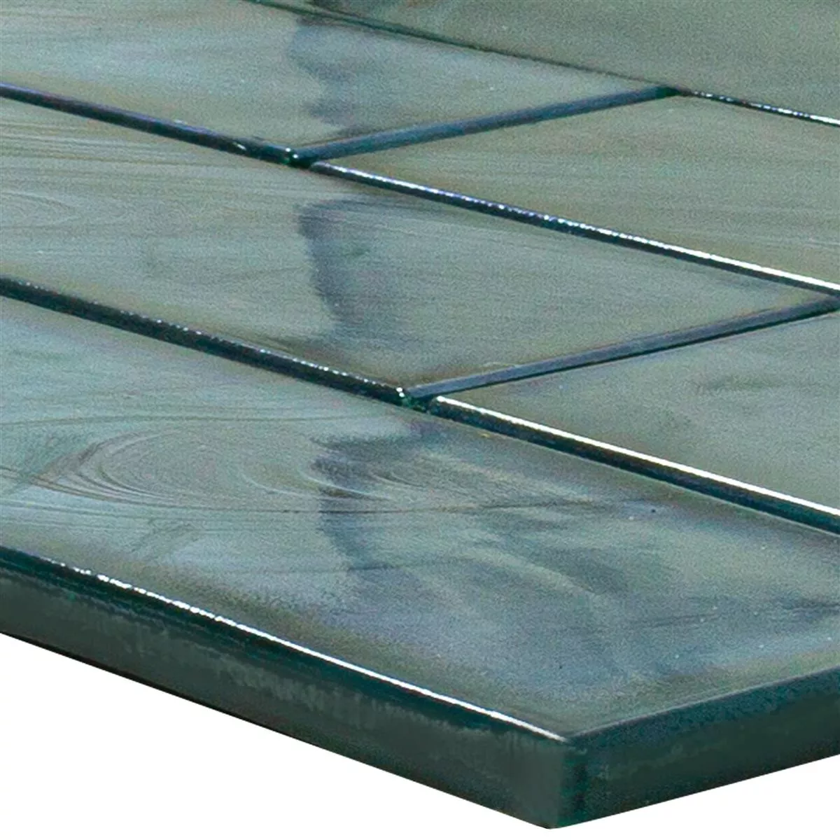 Glasmosaik Fliser Andalucia Brick Sø Grøn Glasmosaik Fliser Andalucia Brick Sø Grøn