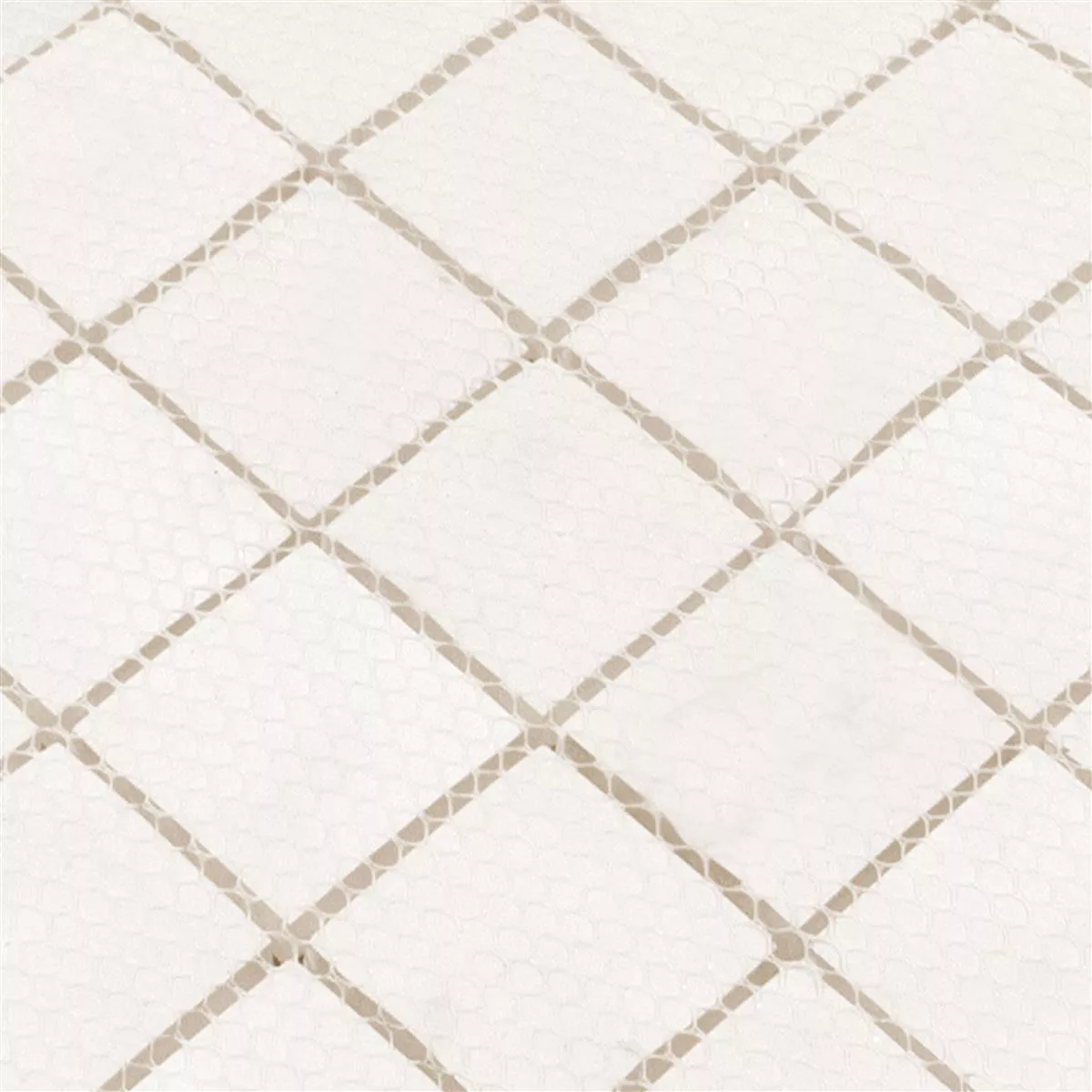 Prøve Glasmosaik Fliser Venedig 3D Beige