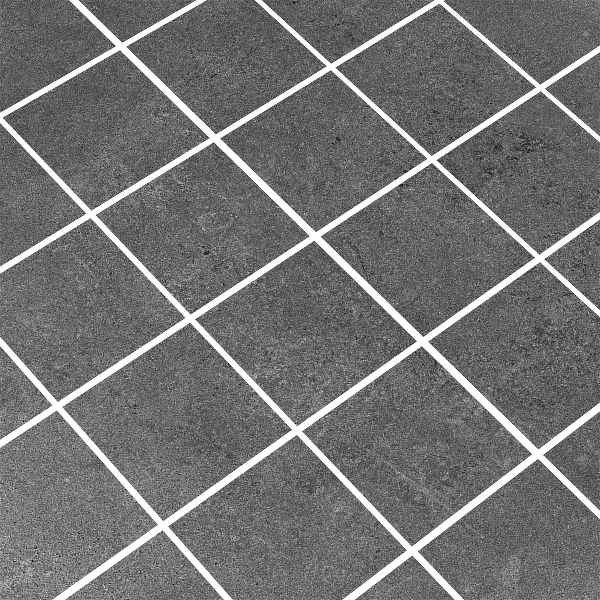 Mosaik Fliser Colossus Cement-Optik Antracit