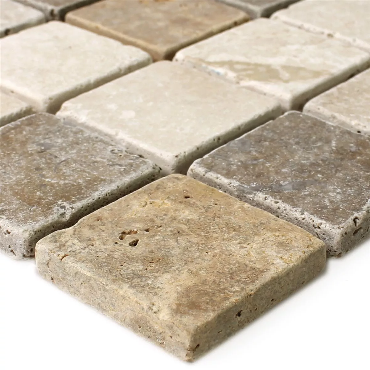 Fliser Travertin Brun Beige Skifer Rød 48x48x10mm Fliser Travertin Brun Beige Skifer Rød 48x48x10mm