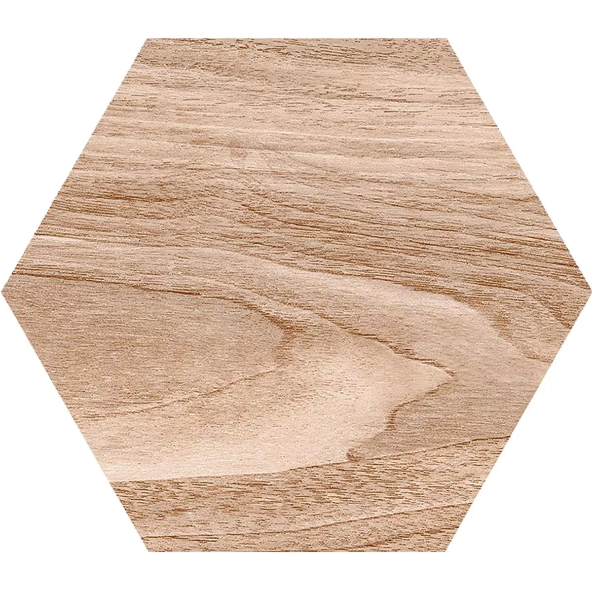 Porcellanato Fliser Hexwood Hexagon Beige 22,5 x 25,9cm