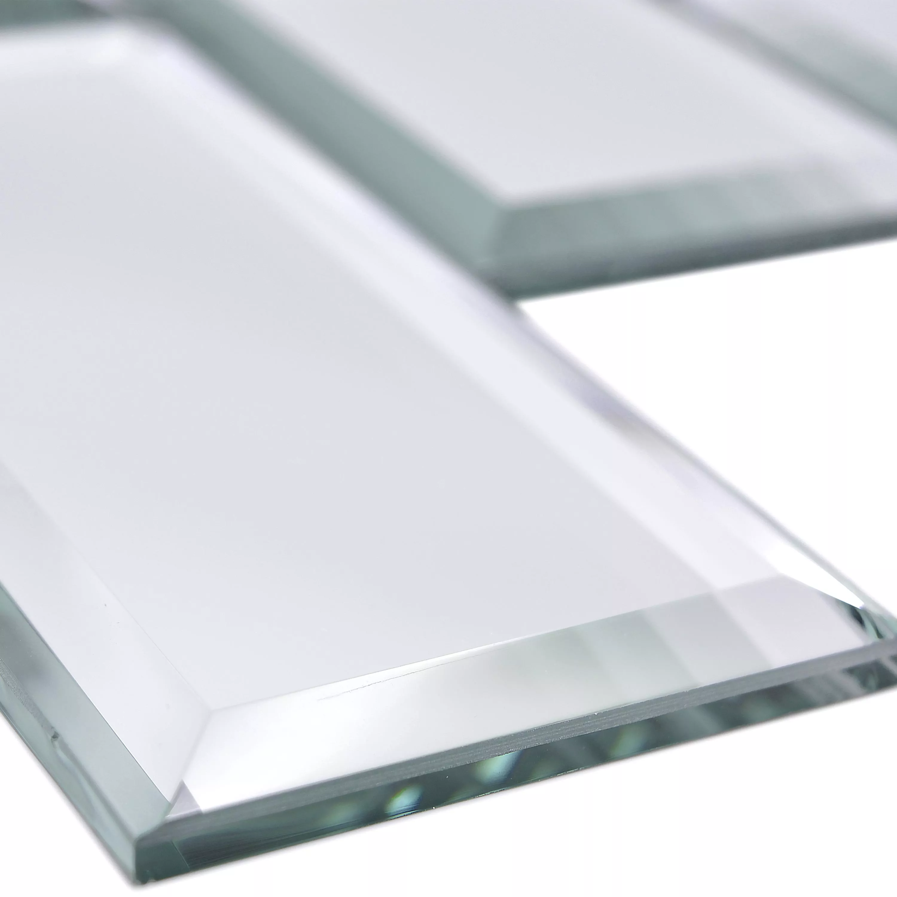 Prøve Spejl Metro Mosaik Fliser Reflexion Rektangel  Prøve Spejl Metro Mosaik Fliser Reflexion Rektangel