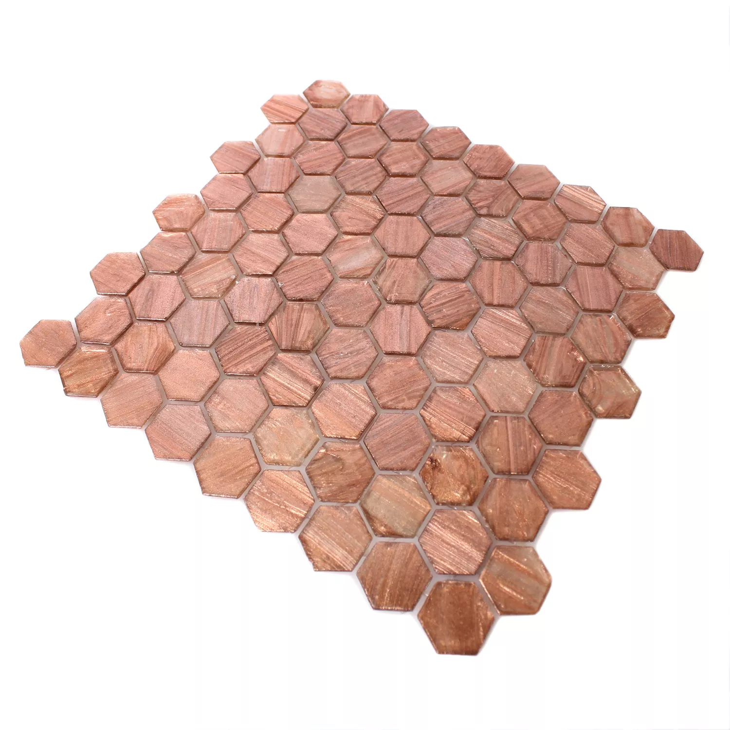 Trend-Vi Mosaik Fliser Glas Hexagon 222