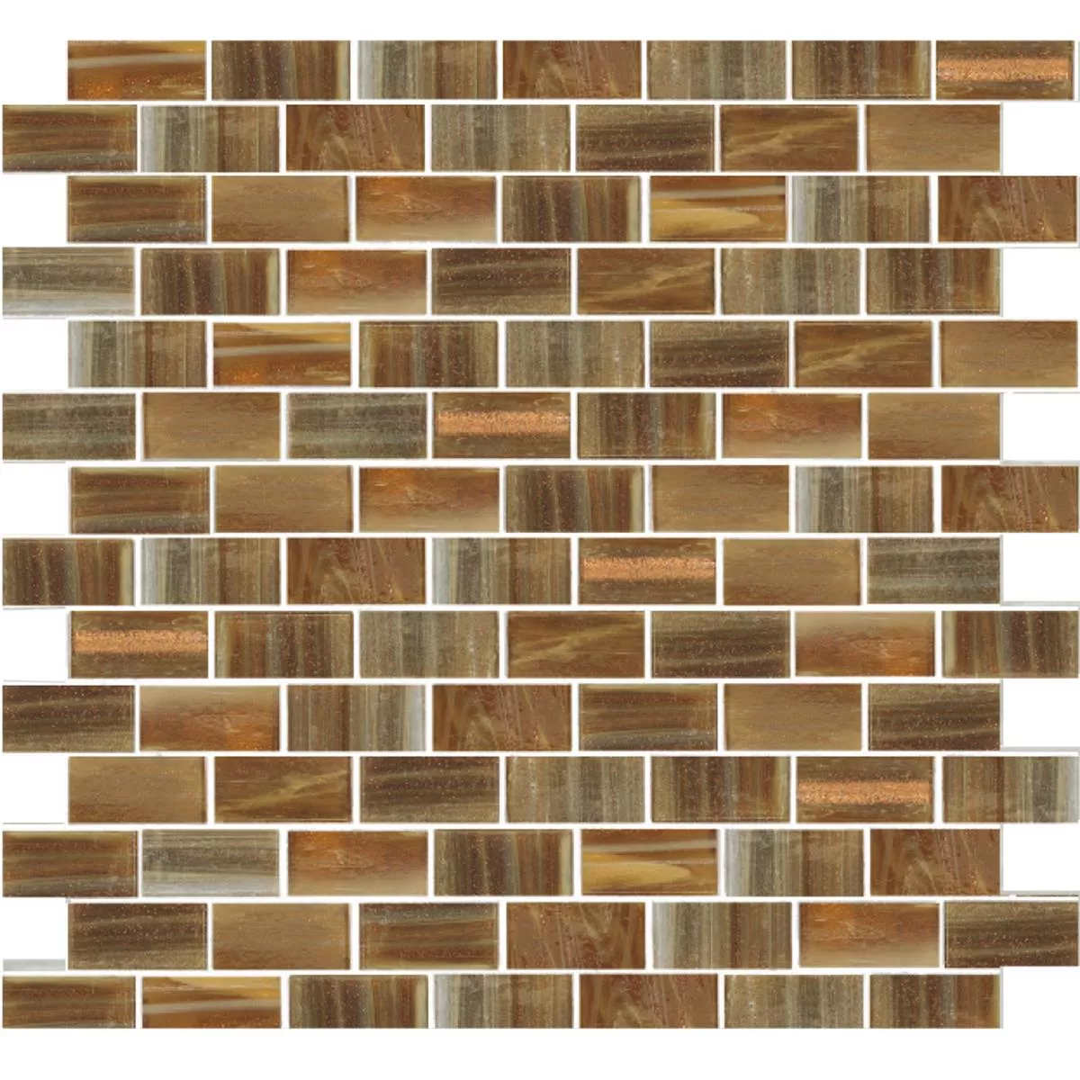 Glasmosaik Fliser Trend-Vi Rectangular 282