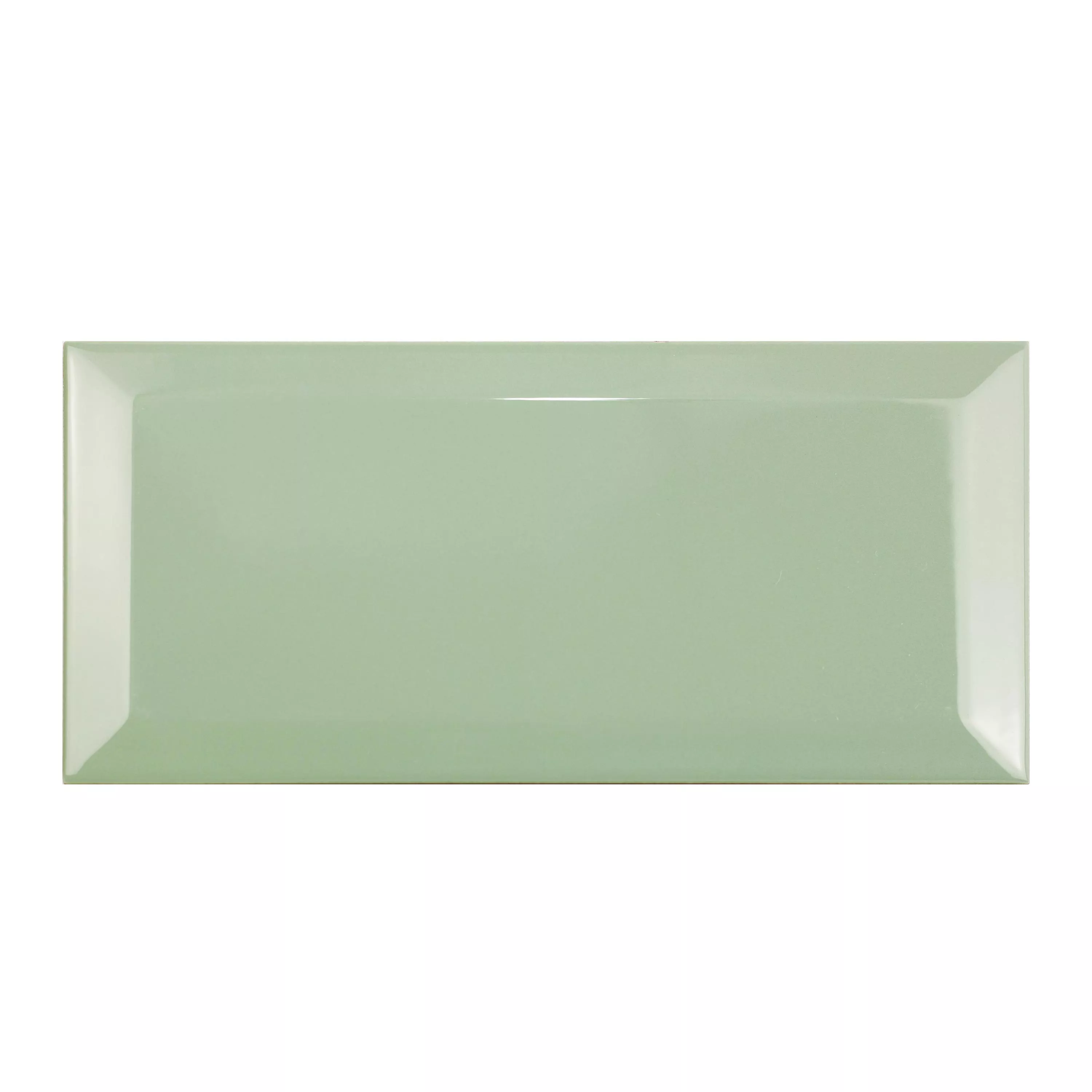 Metro Vægfliser Brasilia Med Facet 7,5x15x0,7cm Verde Metro Vægfliser Brasilia Med Facet 7,5x15x0,7cm Verde