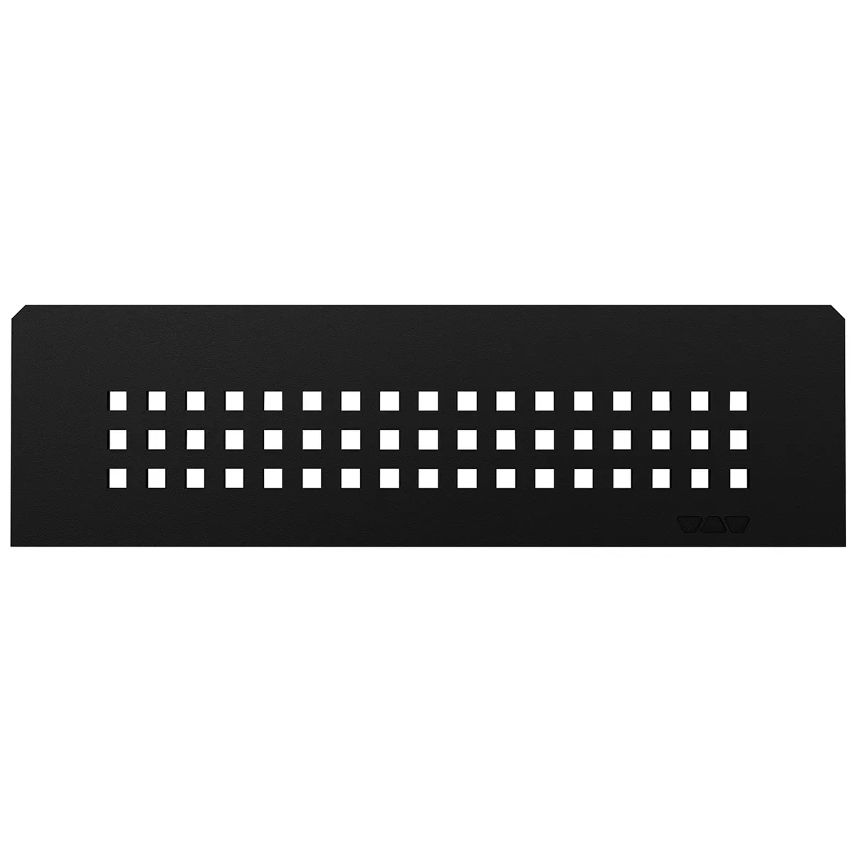 Nichevæghylde Schlüter rektangulær 30x8,7 cm firkantet grafit
