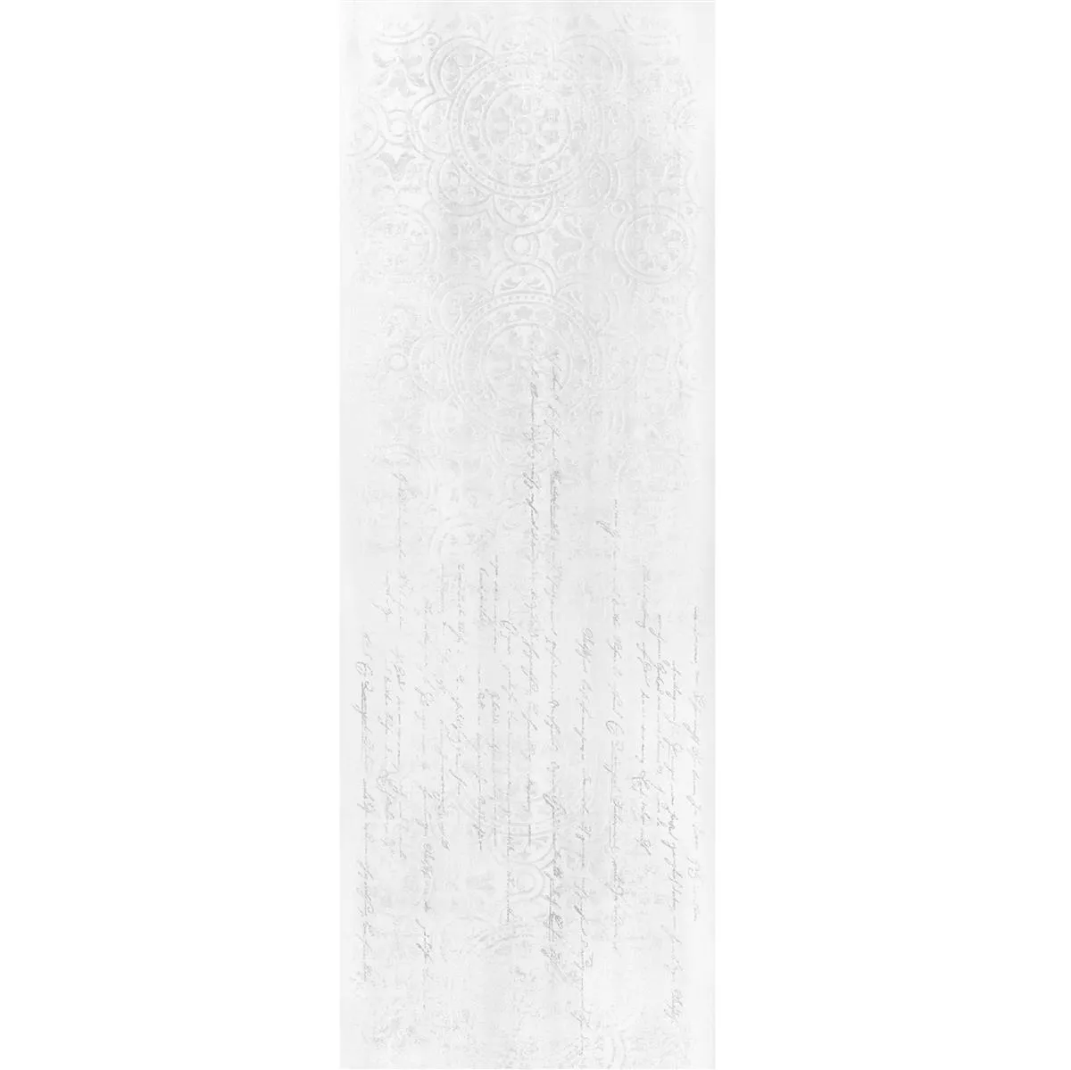 Vægfliser Anderson Naturlig kant 30x90cm Hvid Decor