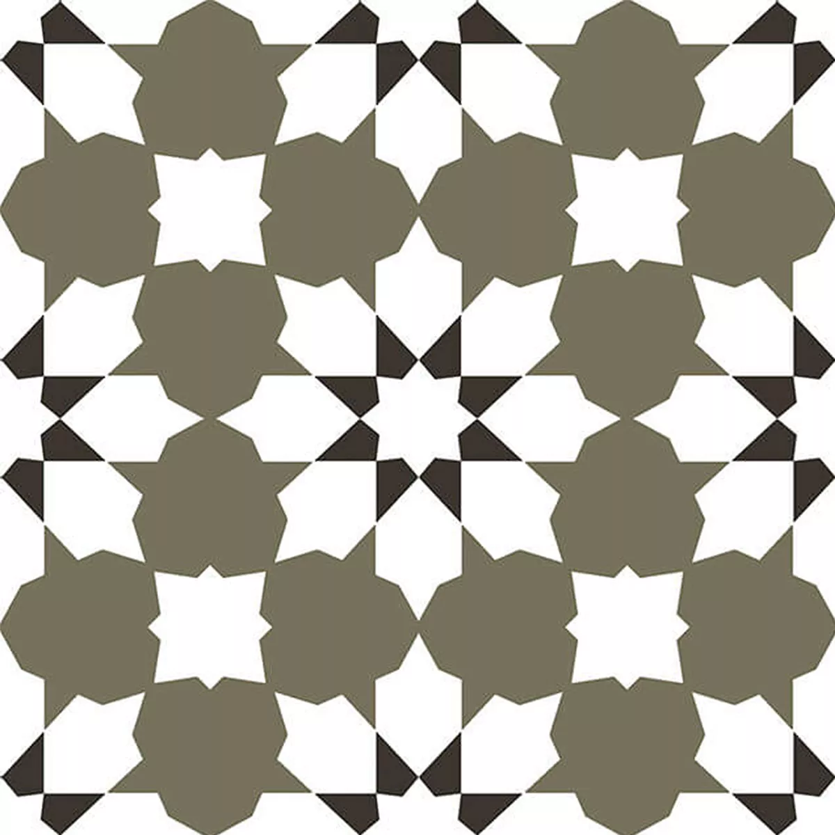 Porcellanato Fliser Samarkand Grøn 22,5x22,5cm Porcellanato Fliser Samarkand Grøn 22,5x22,5cm