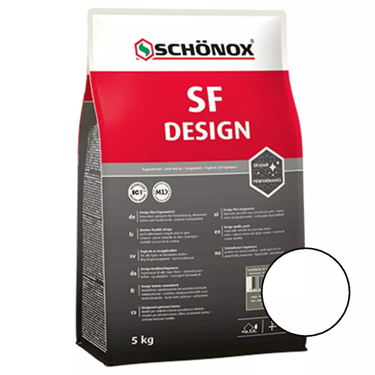 Fugemasse Schönox SF Design Hvid 5 kg