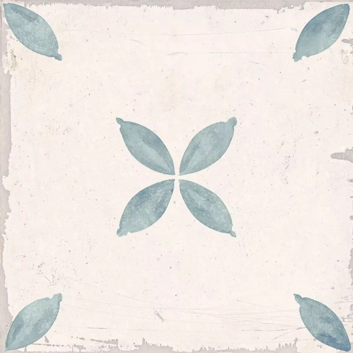 Pelin Lyseblå Creme 25x25 cm